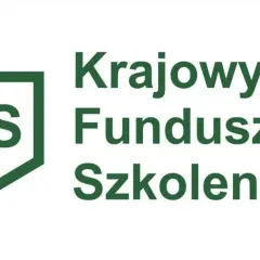 Logo KFS - Krajowy Fundusz Szkoleniowy. Możliwe dofinansowanie na kurs operatora koparki.