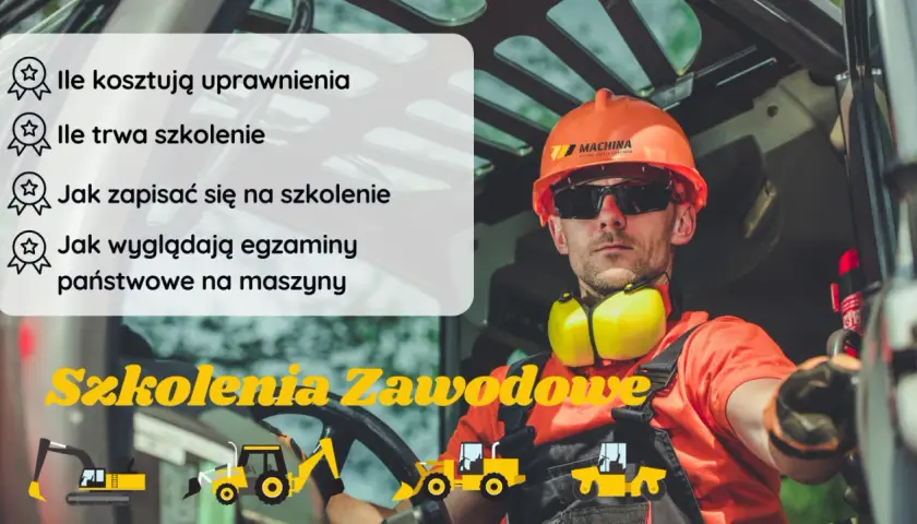 Chcesz wiedzieć, ile kosztuje kurs na koparkę? Sprawdź informacje o szkoleniach zawodowych, uprawnieniach i egzaminach.